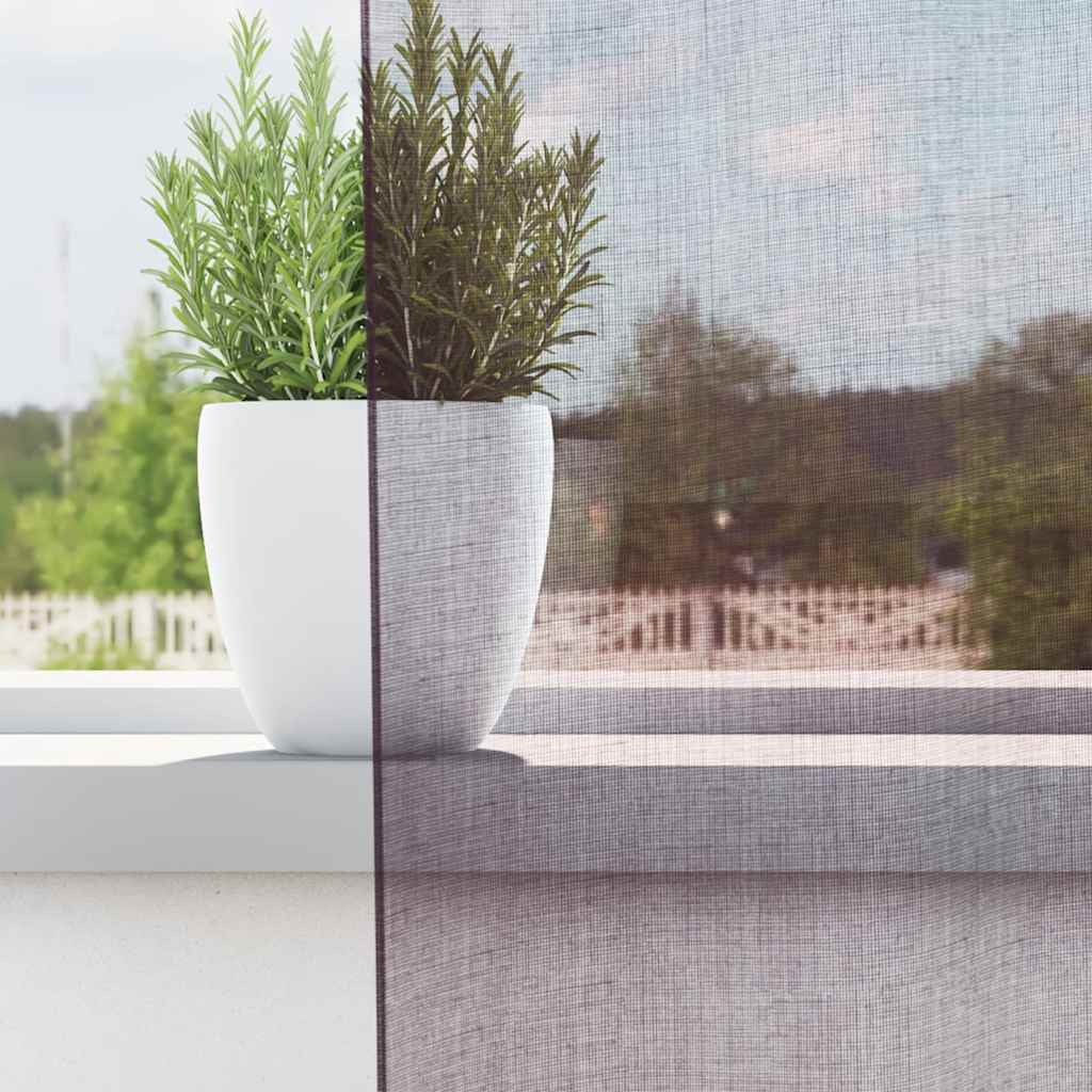 Tende in Voile con Occhielli 2 pz Viola 140x225 cm | homemem39