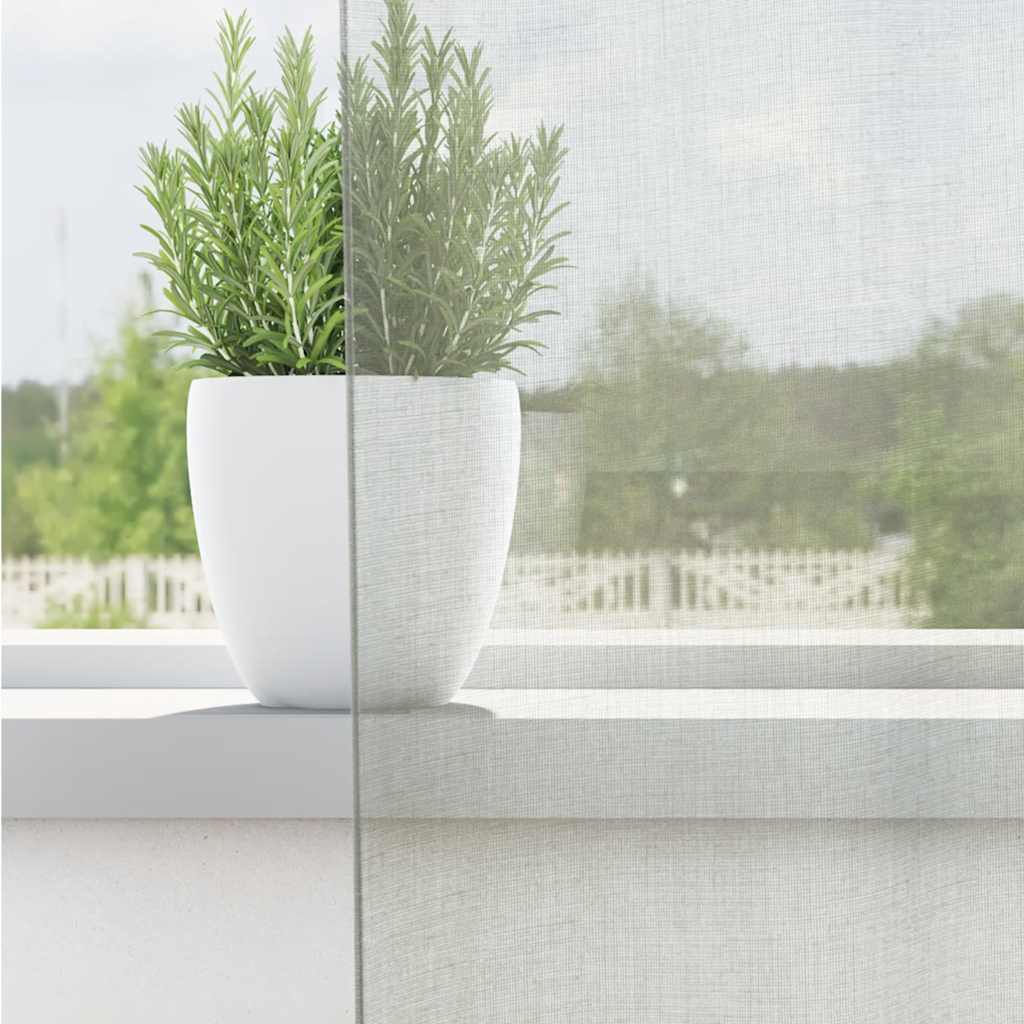 Tende in Voile con Occhielli 2 pz Grigio Chiaro 140x140 cm | homemem39