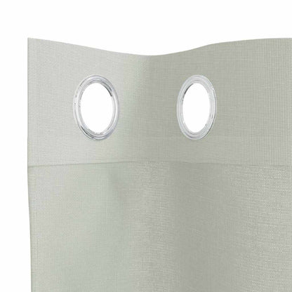 Tende in Voile con Occhielli 2 pz Grigio Chiaro 140x140 cm | homemem39