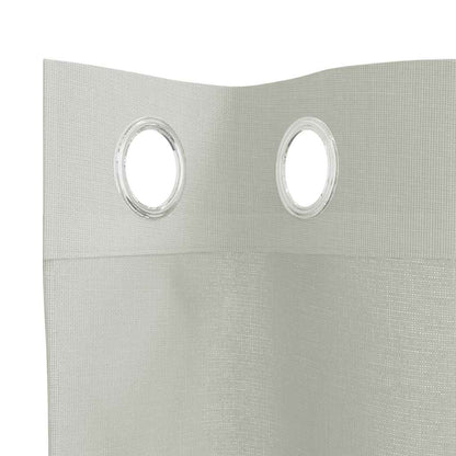 Tende in Voile con Occhielli 2 pz Grigio Chiaro 140x175 cm | homemem39
