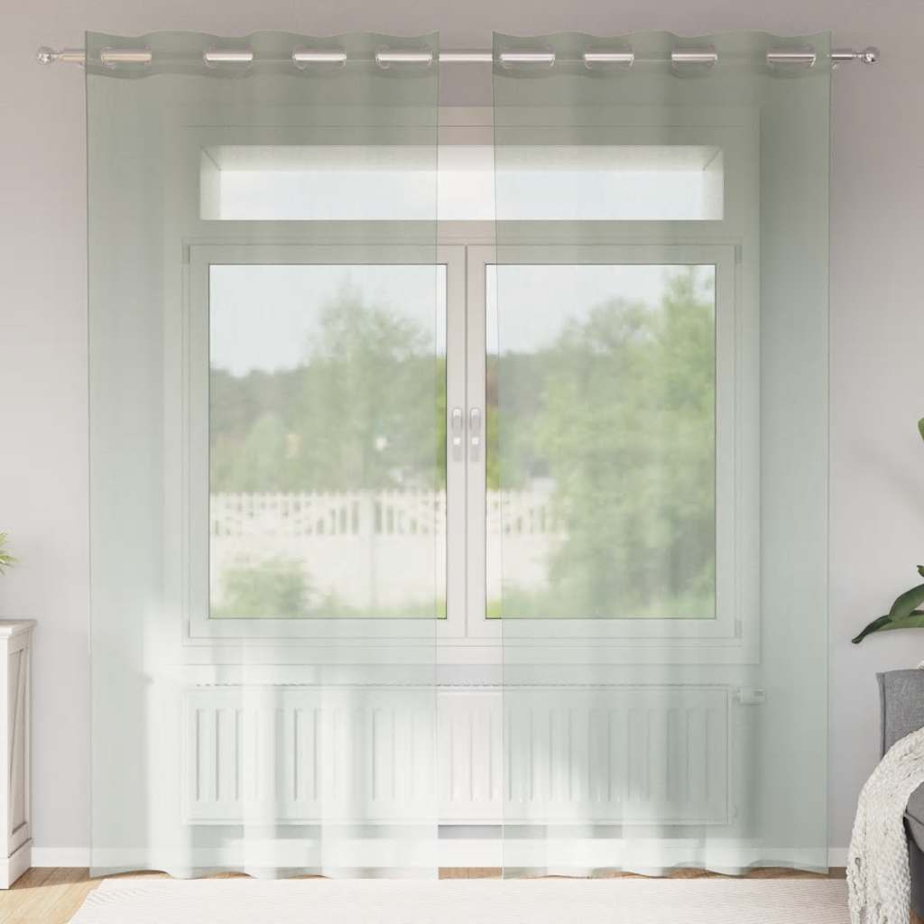 Tende in Voile con Occhielli 2 pz