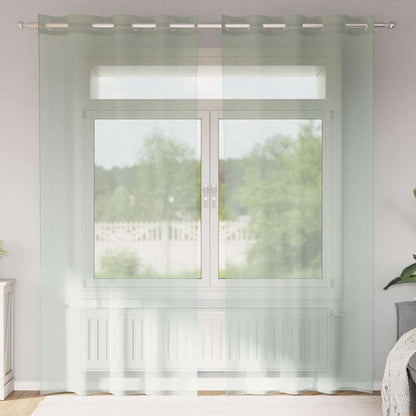 Tende in Voile con Occhielli 2 pz