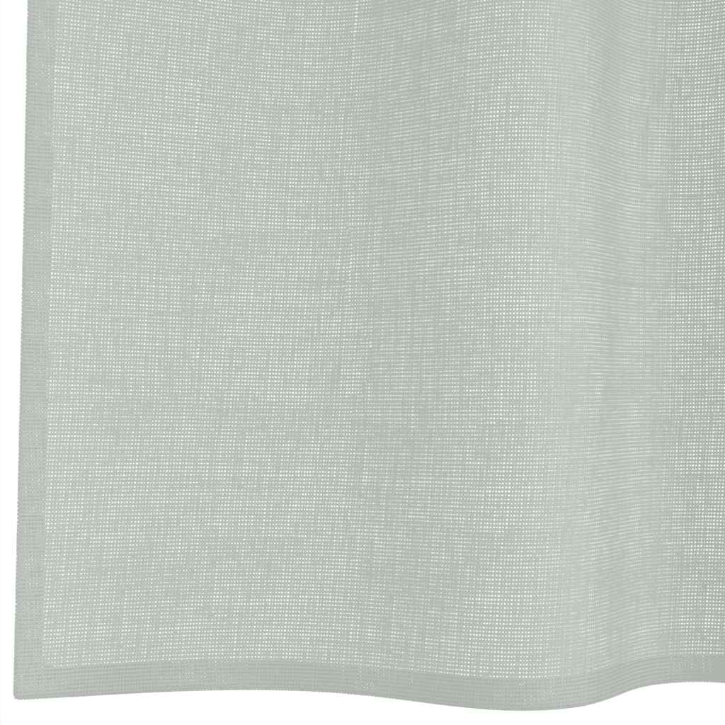 Tende in Voile con Occhielli 2 pz Grigio Chiaro 140x300 cm | homemem39