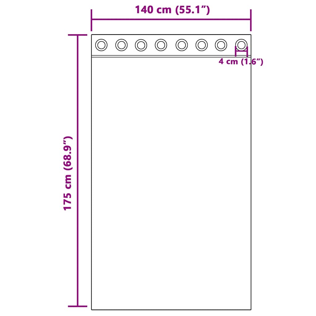Tende in Voile con Occhielli 2 pz Blu Reale | homemem39