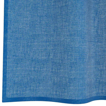 Tende in Voile con Occhielli 2 pz Blu Reale | homemem39