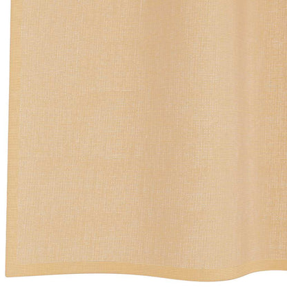 Tende in Voile con Occhielli 2 pz Sabbia | homemem39