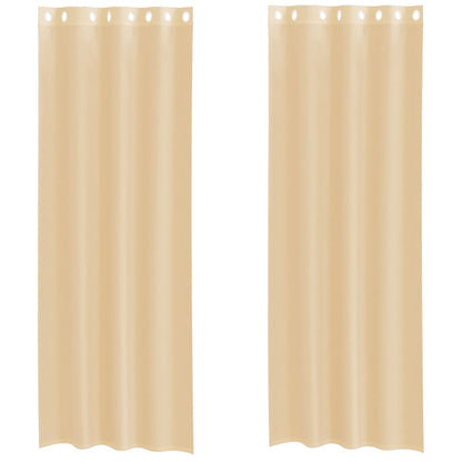 Tende in Voile con Occhielli 2 pz