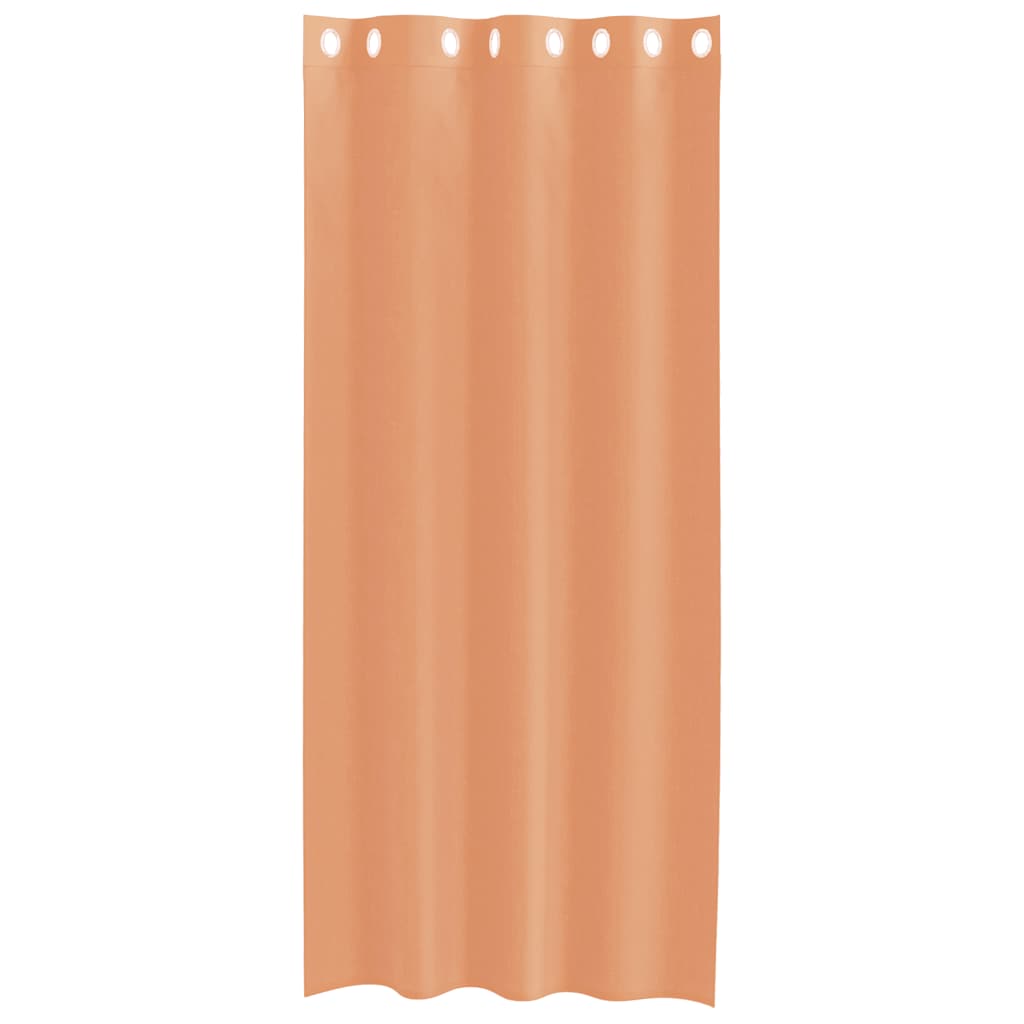 Tende in Voile con Occhielli 2 pz Terracotta