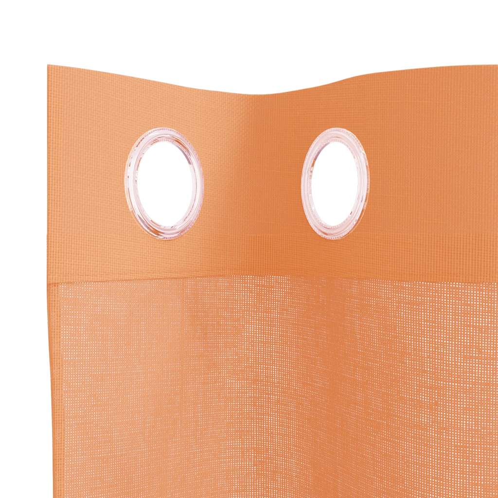 Tende in Voile con Occhielli 2 pz Terracotta | homemem39