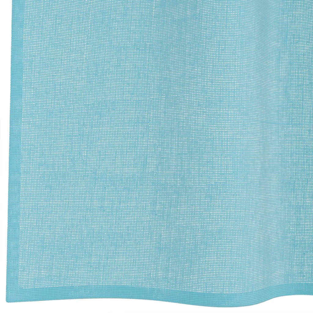 Tende in Voile con Occhielli 2 pz Turchese