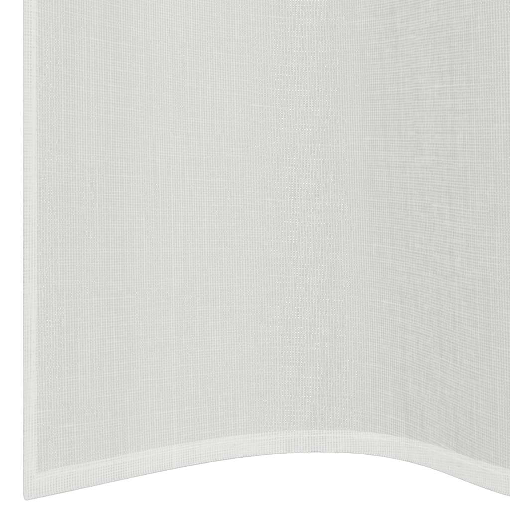 Tende in Voile con Occhielli 2 pz Bianco | homemem39