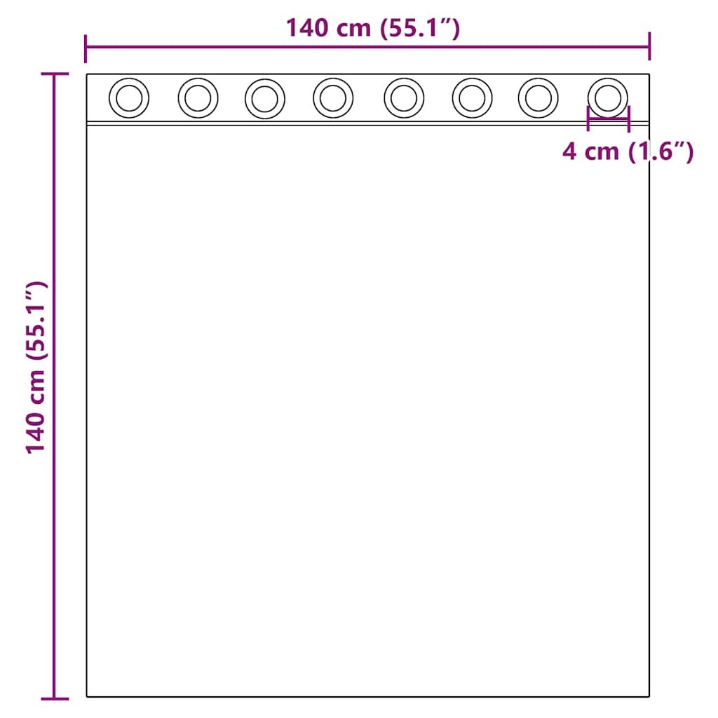 Tende in Voile con Occhielli 2 pz Rosso Vino | homemem39