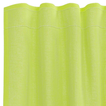 Tende in Voile con Tasche per Aste 2 pz Verde Mela | homemem39