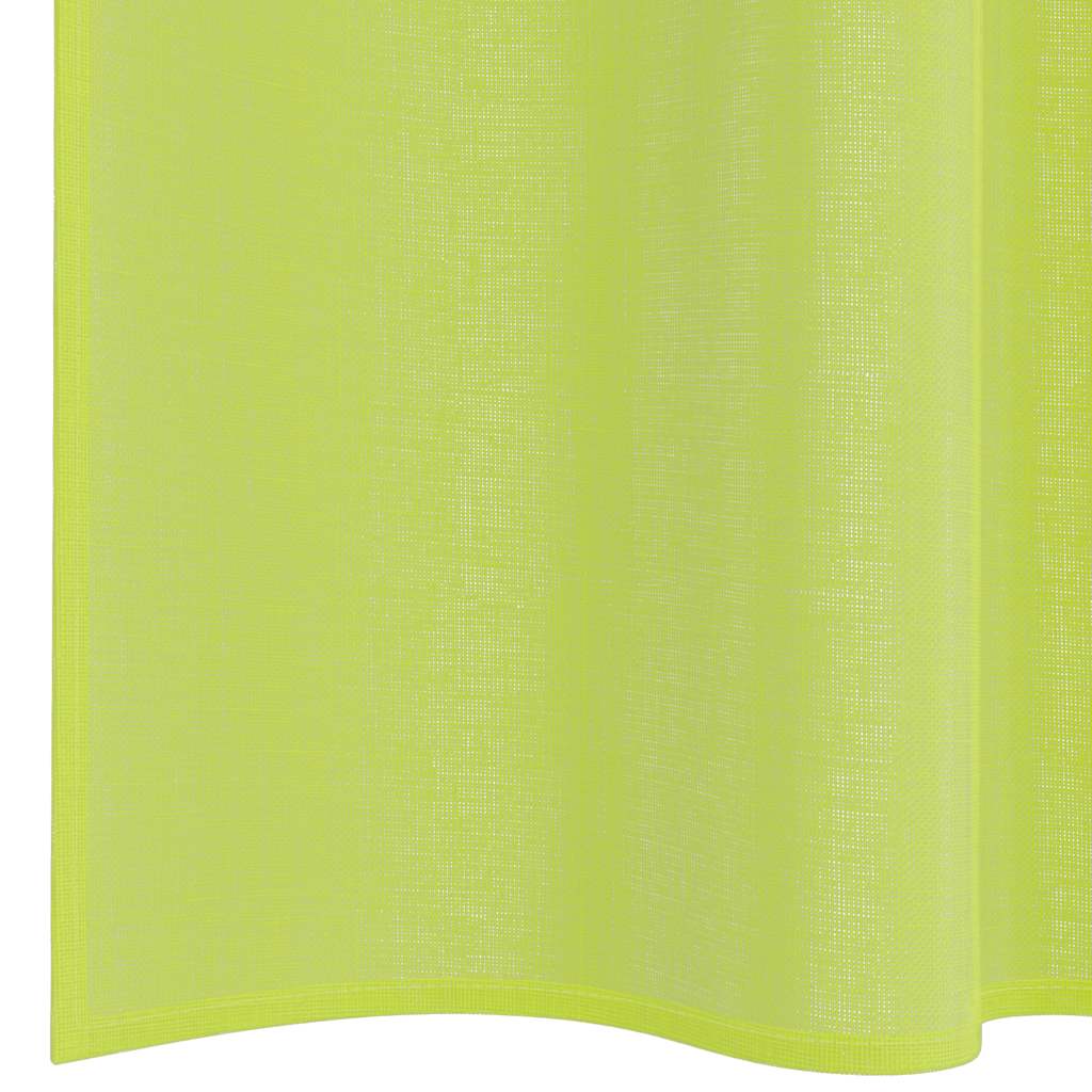 Tende in Voile con Tasche per Aste 2 pz Verde Mela | homemem39