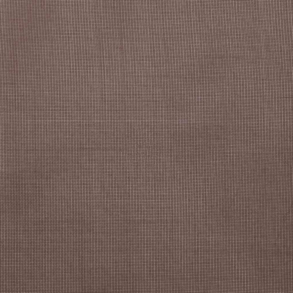Tende in Voile con Tasche per Aste 2 pz Marrone | homemem39