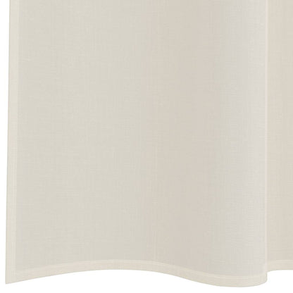 Tende in Voile con Tasche per Aste 2 pz Crema | homemem39