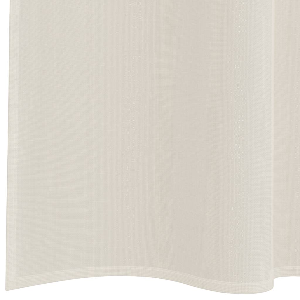 Tende in Voile con Tasche per Aste 2 pz Crema | homemem39
