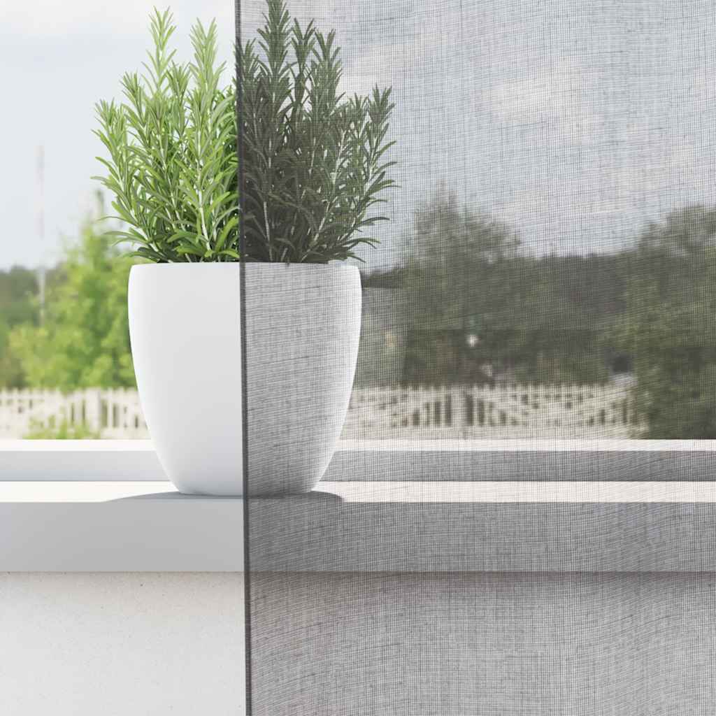 Tende in Voile con Tasche per Aste 2 pz Grigio Scuro | homemem39