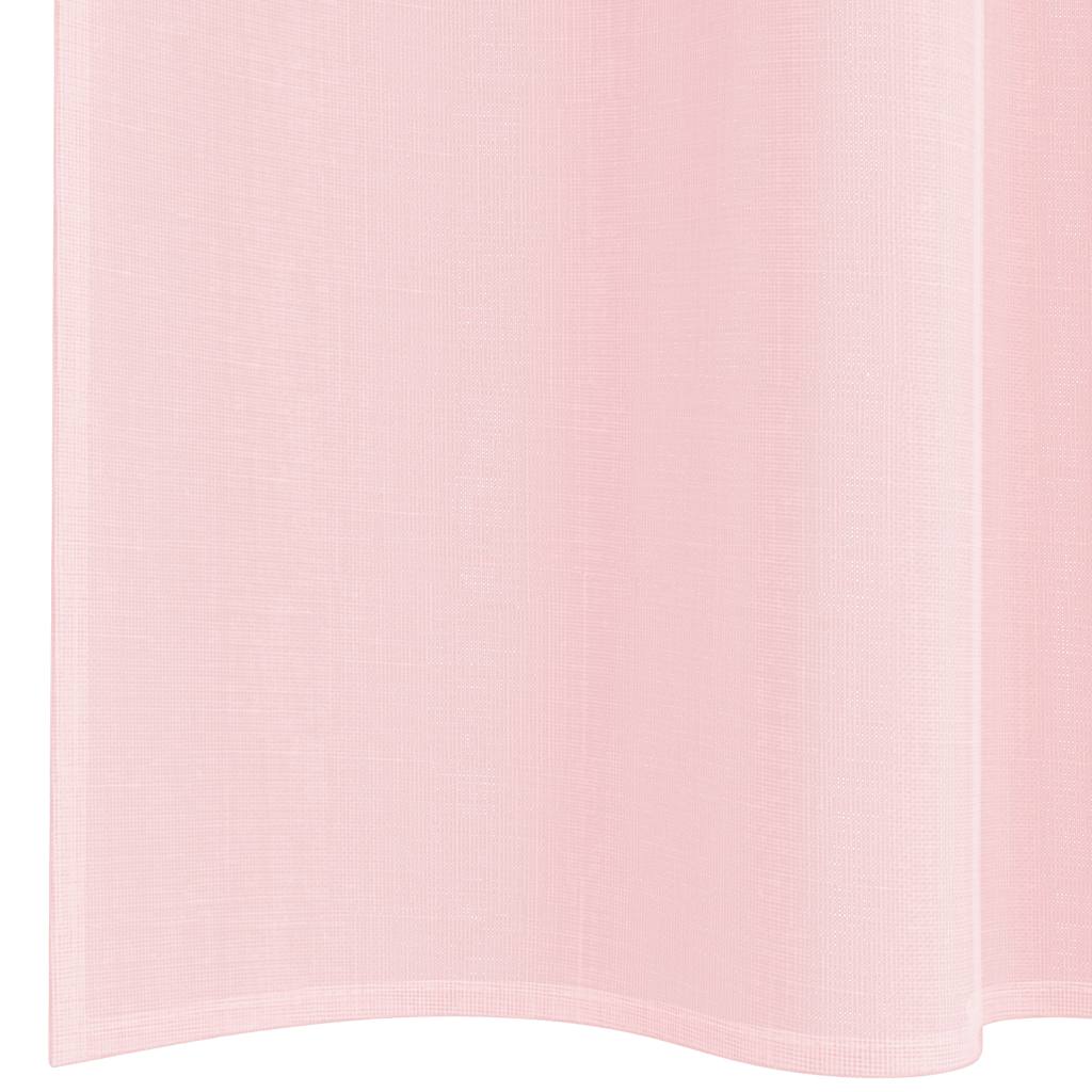 Tende in Voile con Tasche per Aste 2 pz Rosa Chiaro | homemem39