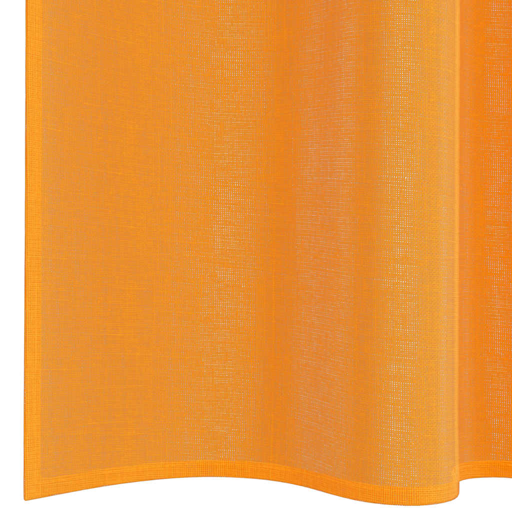 Tende in Voile con Tasche per Aste 2 pz Arancio | homemem39