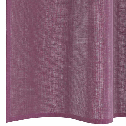 Tende in Voile con Tasche per Aste 2 pz Viola | homemem39