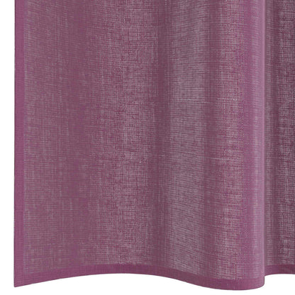 Tende in Voile con Tasche per Aste 2 pz Viola | homemem39