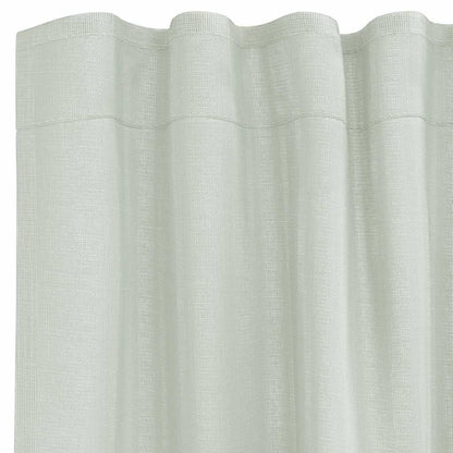 Tende in Voile con Tasche per Aste 2 pz Grigio Chiaro | homemem39