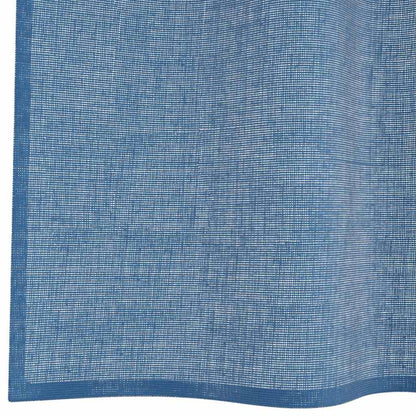 Tende in Voile con Tasche per Aste 2 pz Blu Reale | homemem39