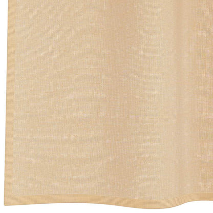 Tende in Voile con Tasche per Aste 2 pz Sabbia | homemem39