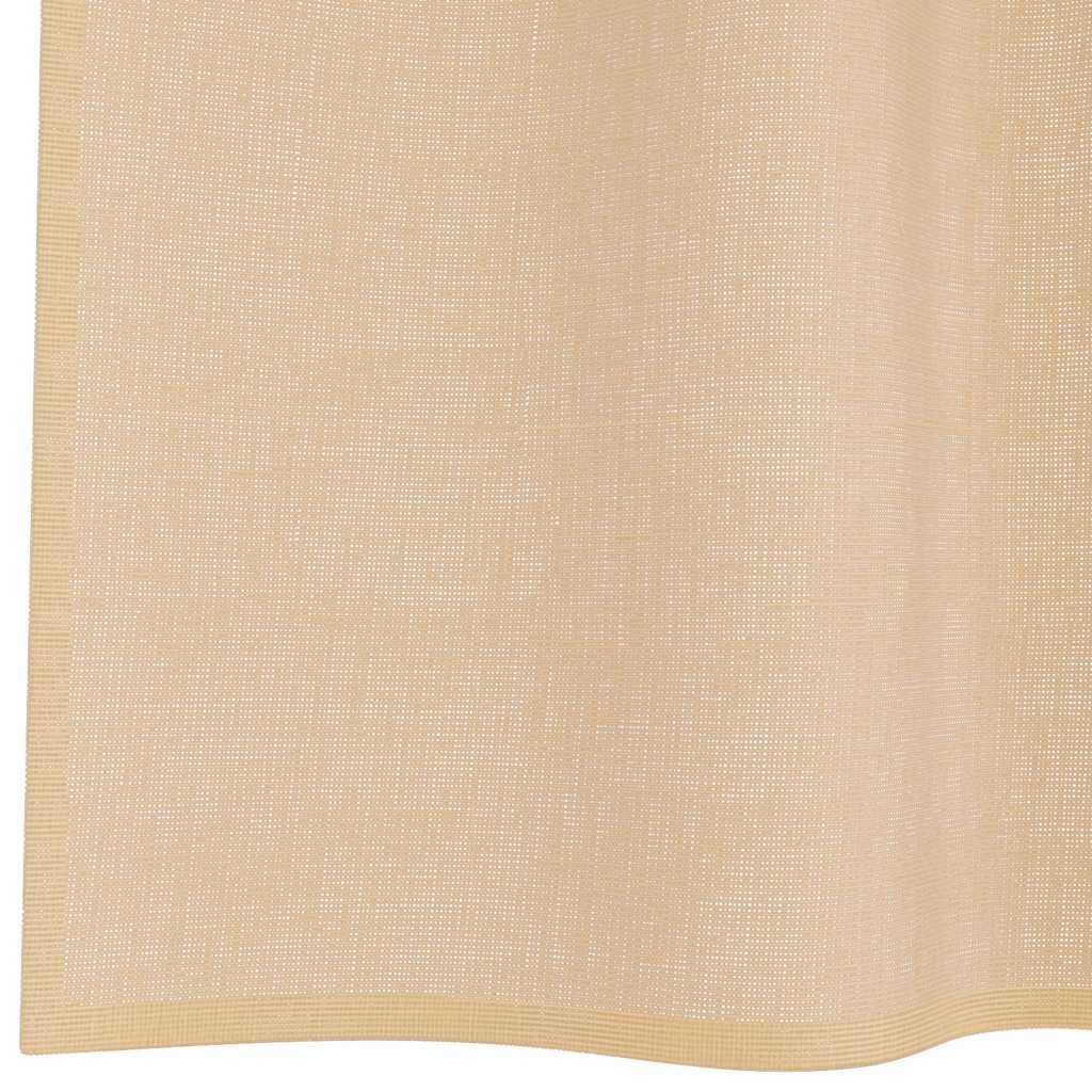 Tende in Voile con Tasche per Aste 2 pz Sabbia | homemem39