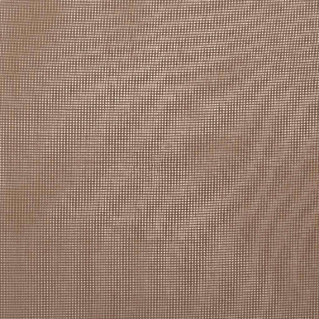 Tende in Voile con Tasche per Aste 2 pz Marrone Chiaro | homemem39