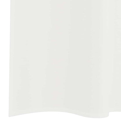 Tende in Voile con Tasche per Aste 2 pz Bianco | homemem39