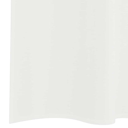 Tende in Voile con Tasche per Aste 2 pz Bianco | homemem39