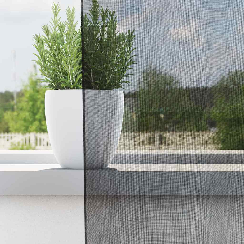 Tende in Voile con Linguetta 2 pz Nero | homemem39
