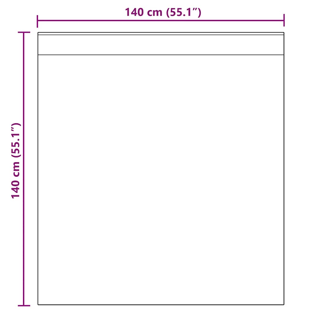 Tende in Voile con Linguetta 2 pz Marrone | homemem39