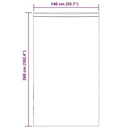 Tende in Voile con Linguetta 2 pz Marrone | homemem39