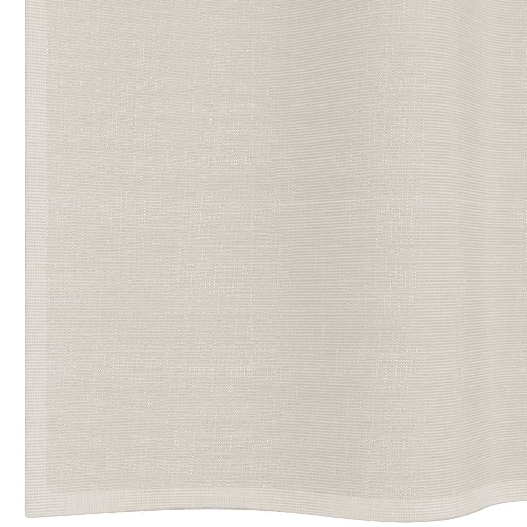 Tende in Voile con Linguetta 2 pz Crema | homemem39
