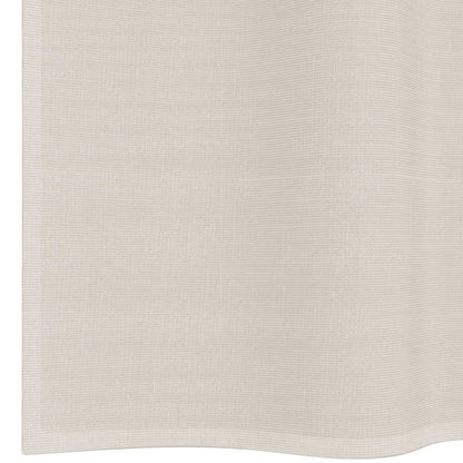 Tende in Voile con Linguetta 2 pz Crema | homemem39
