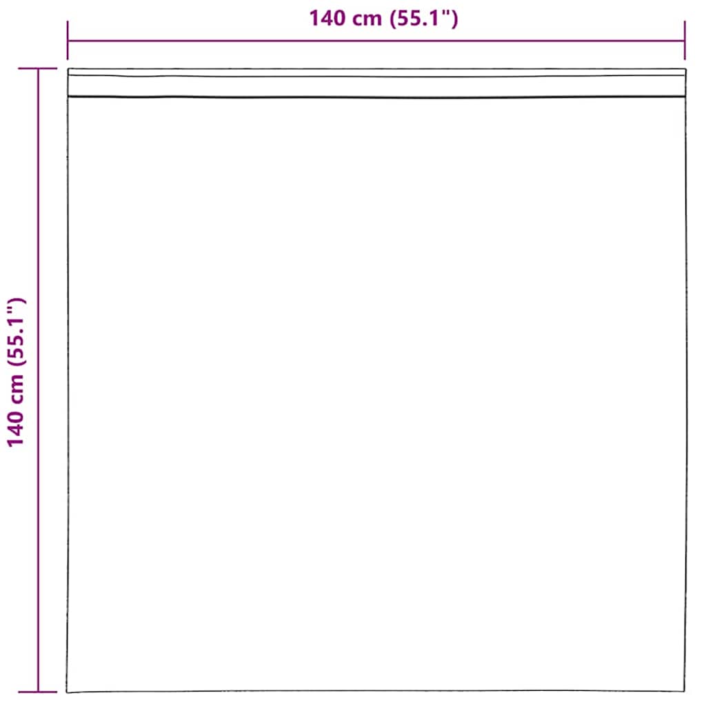 Tende in Voile con Linguetta 2 pz Crema | homemem39