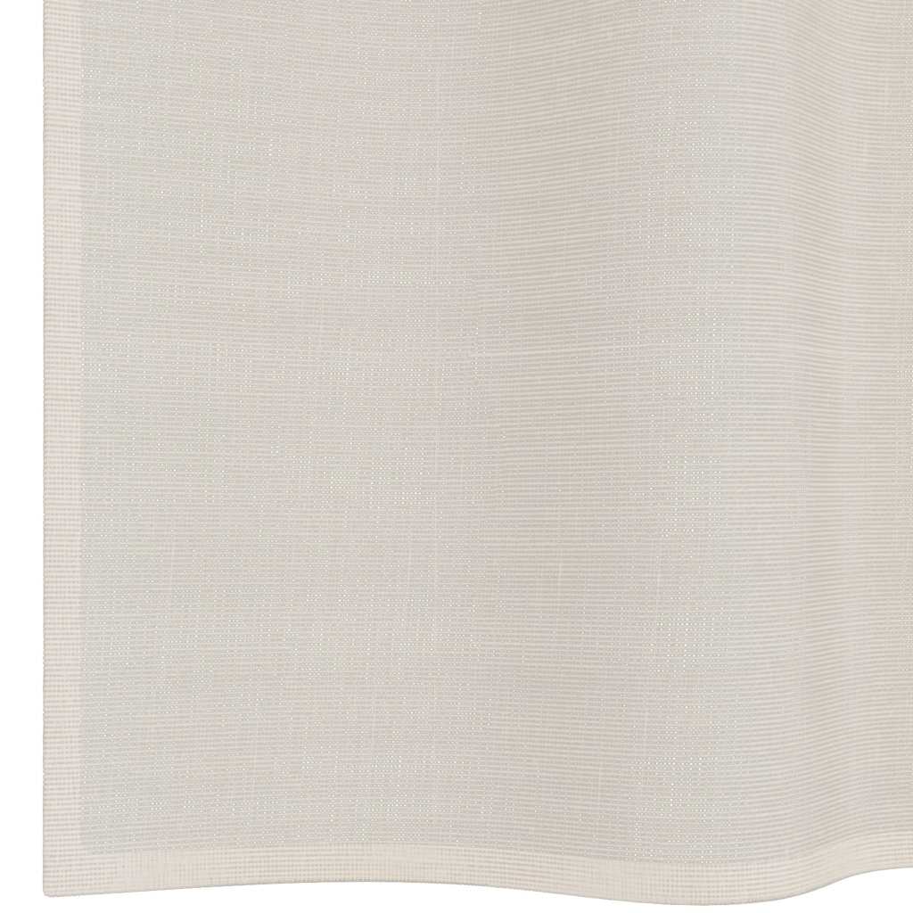 Tende in Voile con Linguetta 2 pz Crema | homemem39