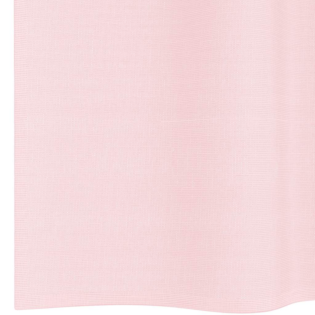 Tende in Voile con Passanti 2 pz Rosa Chiaro 140x225 cm | homemem39