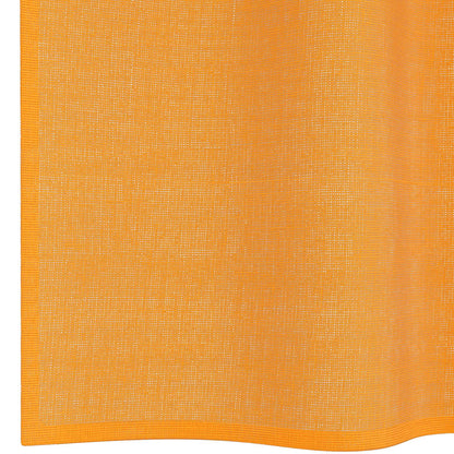 Tende in Voile con Passanti 2 pz Arancio 140x260 cm