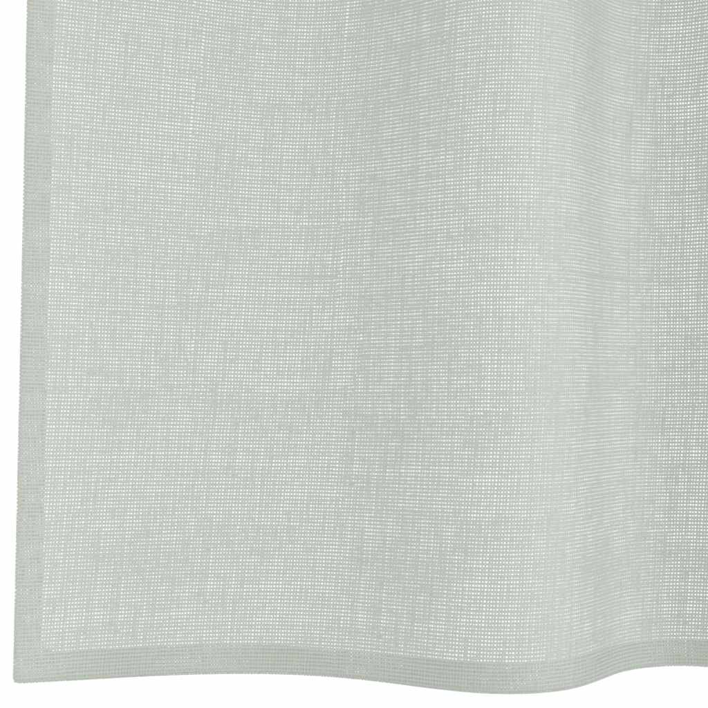 Tende in Voile con Passanti 2 pz Grigio Chiaro 140x175 cm | homemem39