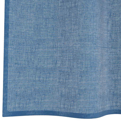 Tende in Voile con Passanti 2 pz Blu Reale 140x175 cm