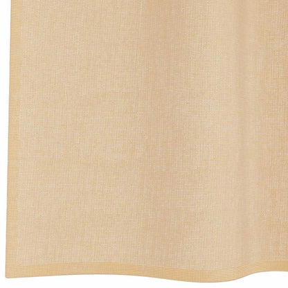 Tende in Voile con Passanti 2 pz Sabbia 140x140 cm | homemem39