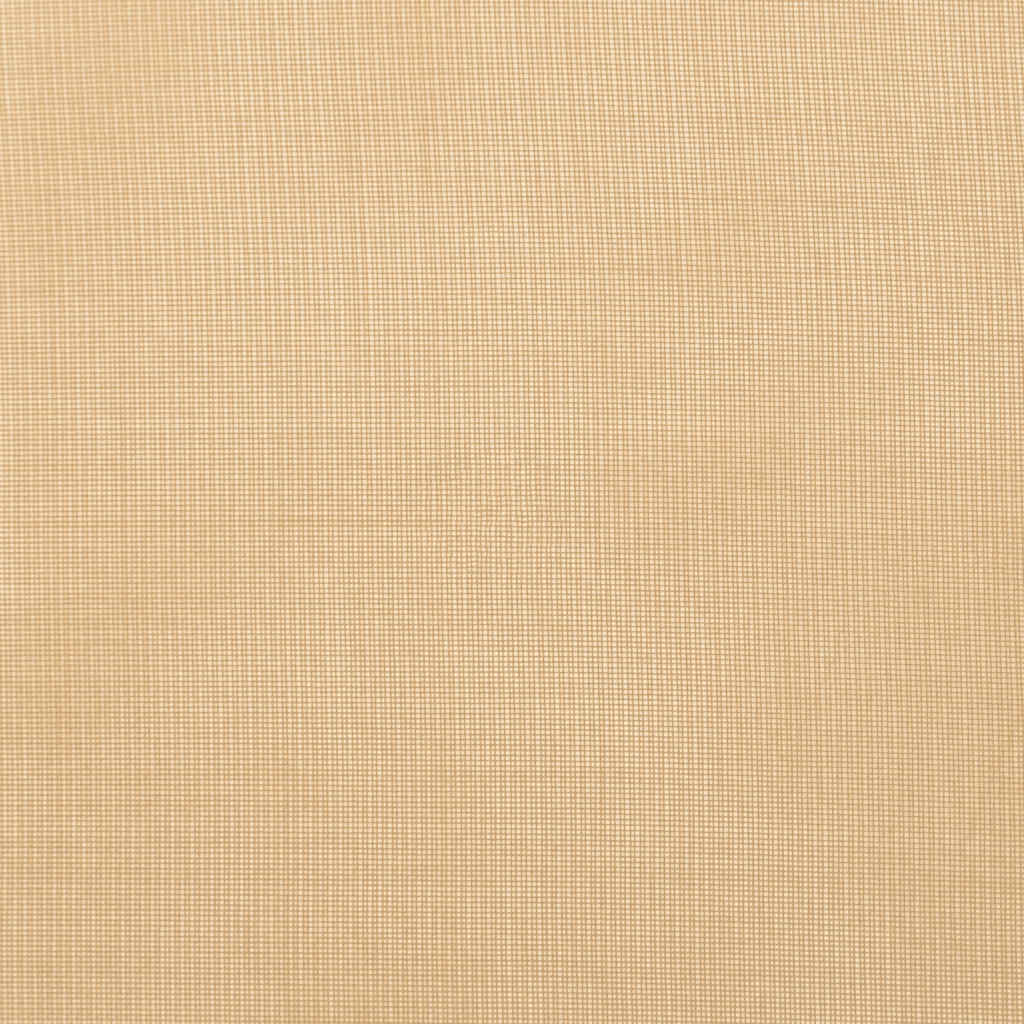 Tende in Voile con Passanti 2 pz Sabbia 140x225 cm
