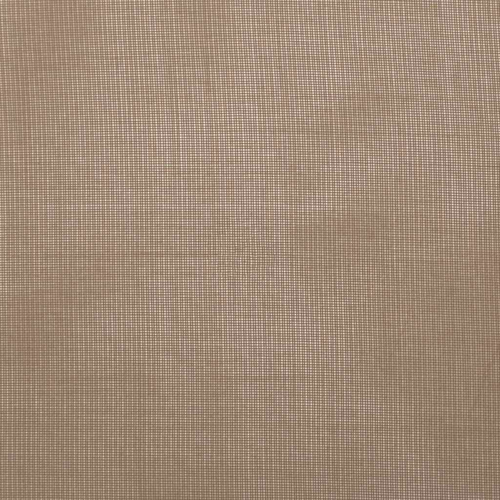 Tende in Voile con Passanti 2 pz Marrone Chiaro 140x140 cm | homemem39
