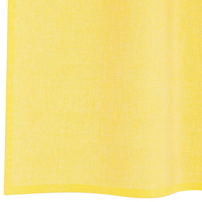 Tende in Voile con Passanti 2 pz Giallo 140x245 cm | homemem39