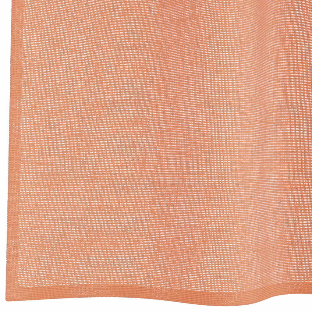 Tende in Voile con Passanti 2 pz Terracotta 140x175 cm