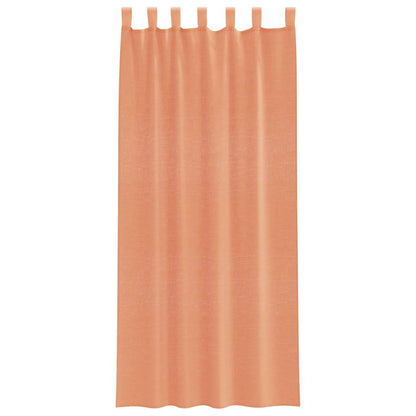 Tende in Voile con Passanti 2 pz Terracotta 140x225 cm